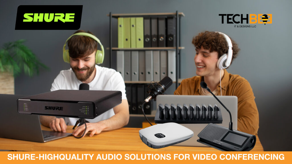 Shure – High-quality audio solutions for video conferencing. meeting room solutions in UAE