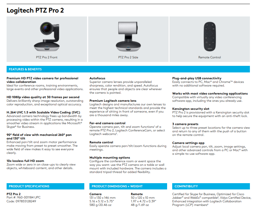 Logitech PTX Pro2 Dubai