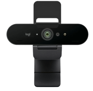 Logitech Brio webcam with RightLight 3 and HDR for clear video