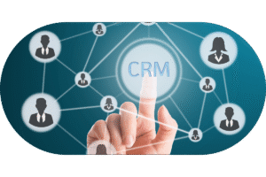 Call center agent viewing customer interaction history on CRM-integrated dashboard